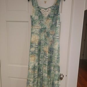 Reba maxi dress floral lace
